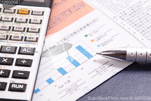 Image of Financial concept: analyzing.