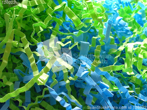 Image of Blue and Green Confetti