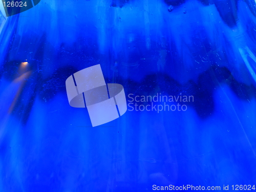 Image of Blue Glass Reflection