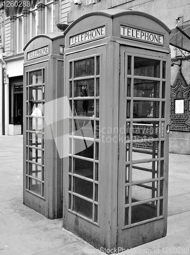 Image of London telephone box