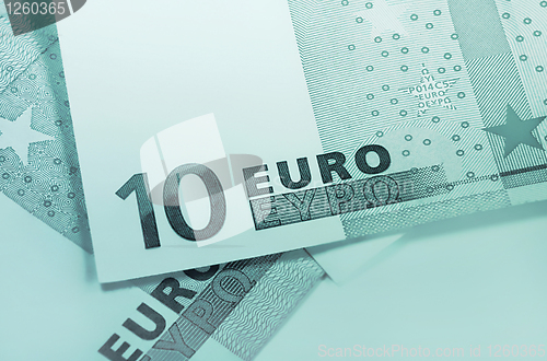 Image of fragment of euro money