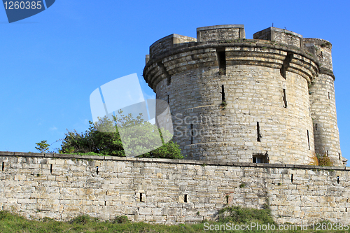 Image of fortifications of a castle