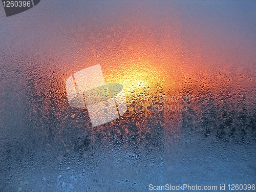 Image of water drop and sunlight