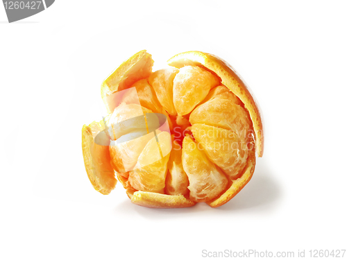 Image of mandarin isolated on white