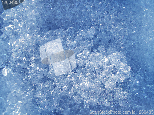 Image of blue ice background