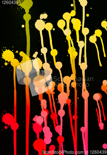 Image of color blots