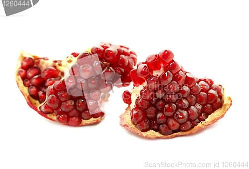 Image of tasty pomegranate fruit