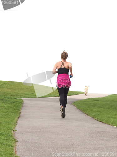 Image of Girl jogging