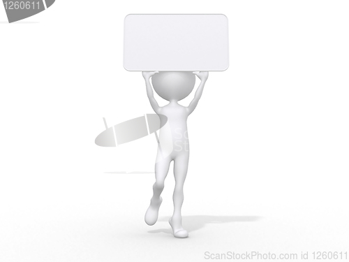Image of 3d small people-announcement