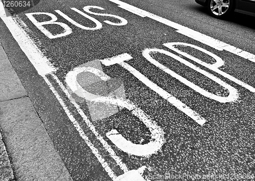 Image of Bus stop sign