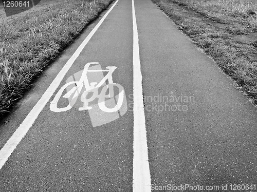 Image of Bike lane sign