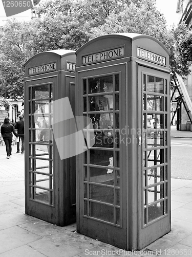 Image of London telephone box