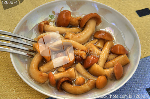 Image of Pickled mushrooms