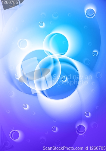 Image of Vibrant blue backdrop