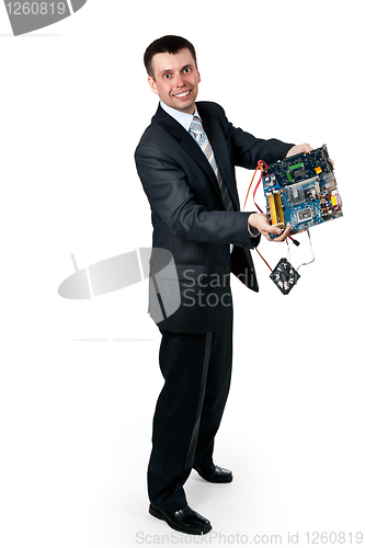 Image of happy businessman