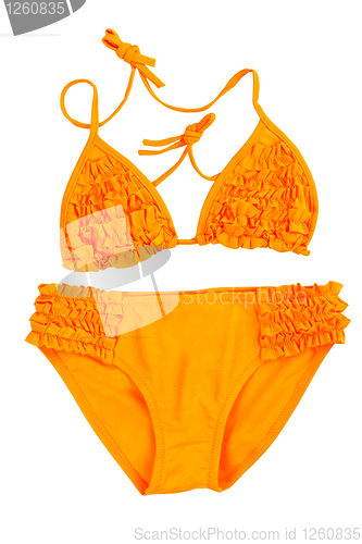 Image of orange swimsuit