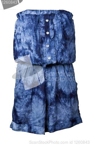 Image of blue woman's dress
