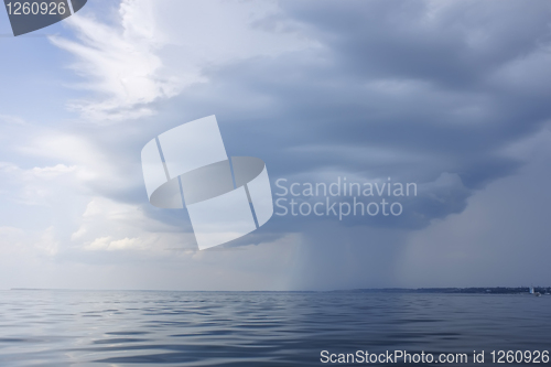 Image of Rain zone over the seacoast