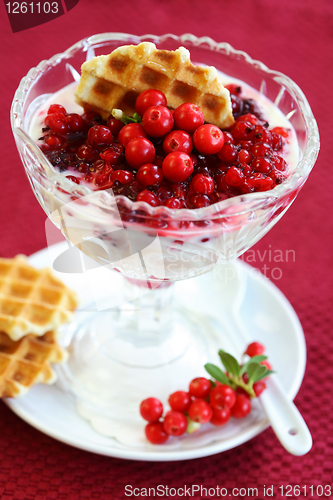 Image of Yogurt with caramelized berries