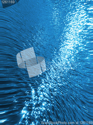Image of blue water ripples background