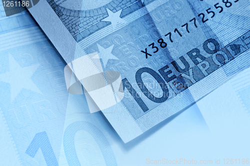 Image of abstract euro money background