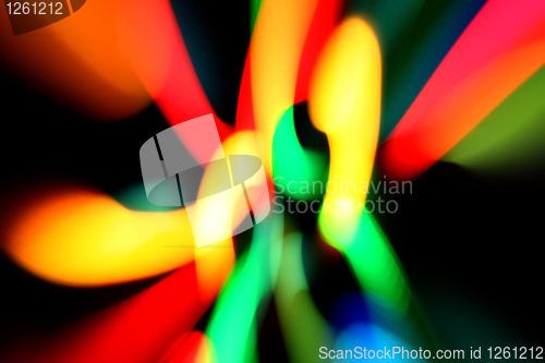 Image of blurred lights background