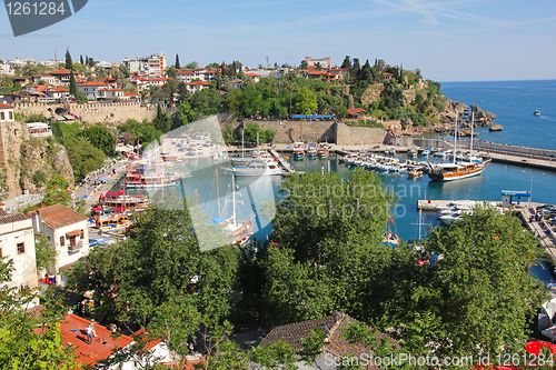 Image of Turkey. Antalya town. Harbor 