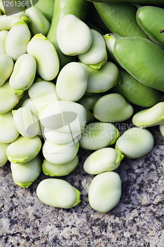 Image of fresh broad beans