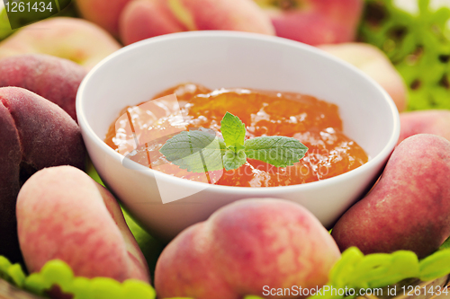 Image of peaches marmalade