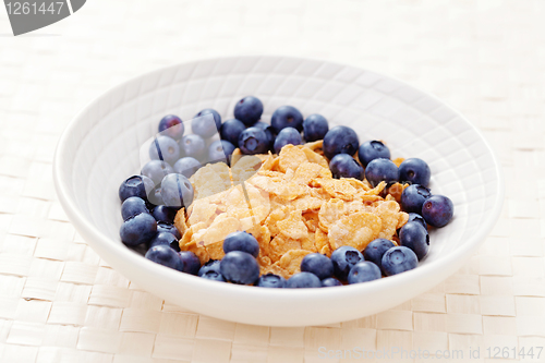 Image of cereals with blueberry