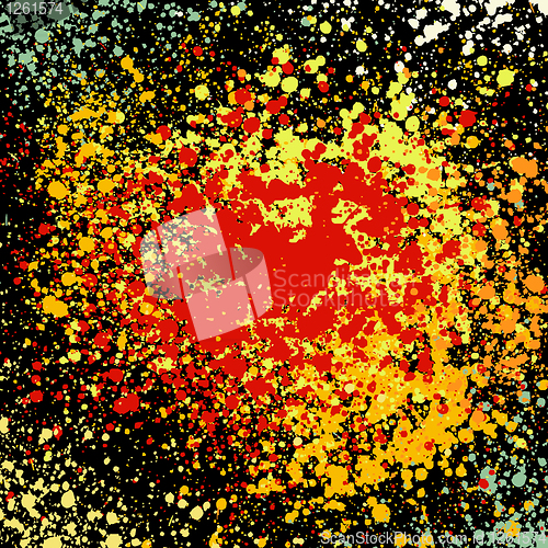 Image of Grunge colorful splashing. EPS 8