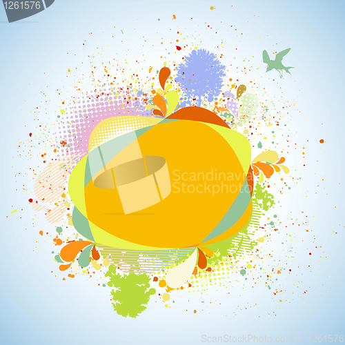 Image of Abstract flower nature background. EPS 8
