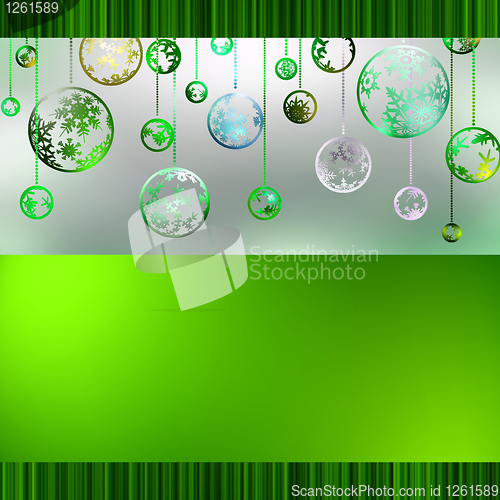 Image of New year's card template. EPS 8