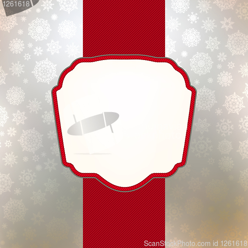 Image of Retro Christmas Card Template. EPS 8
