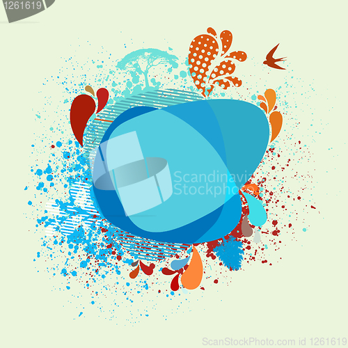 Image of Abstract flower nature background. EPS 8