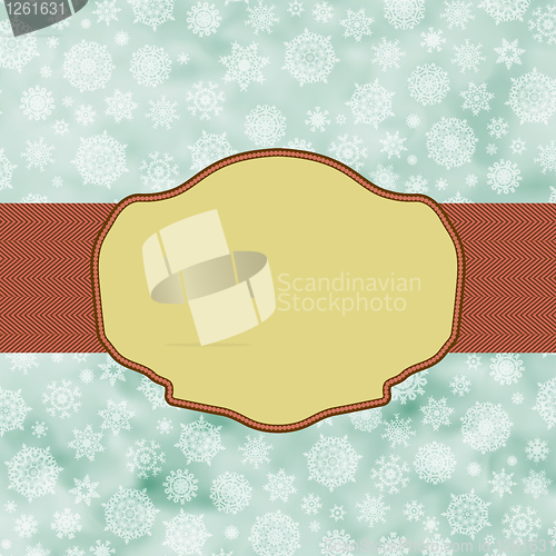 Image of Blue vintage christmas background. EPS 8