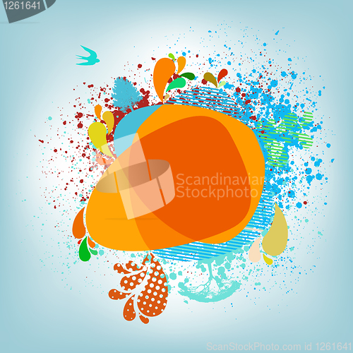 Image of Abstract flower nature background. EPS 8