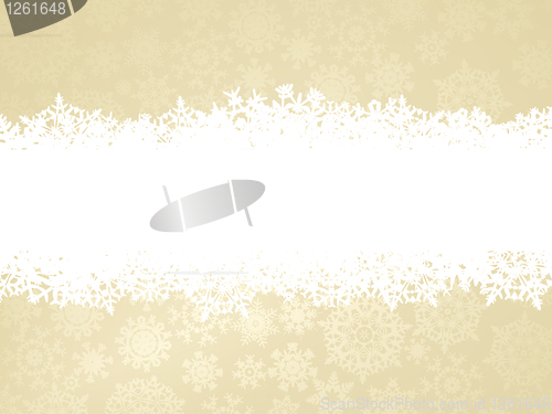 Image of Elegant gold christmas background. EPS 8