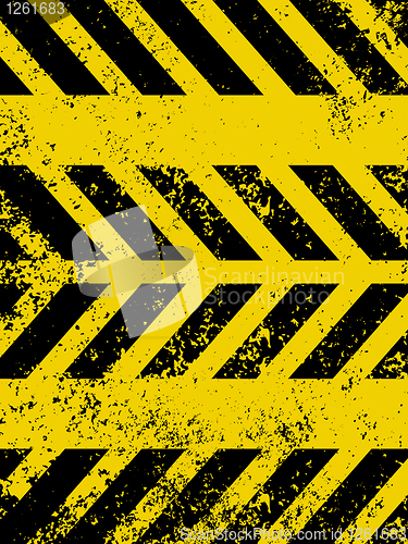 Image of Diagonal hazard stripes texture. EPS 8