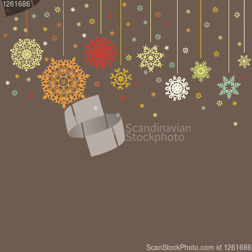 Image of Design for xmas card background. EPS 8