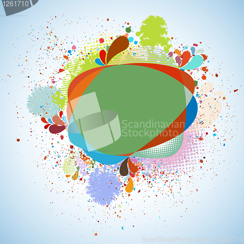Image of Abstract flower nature background. EPS 8