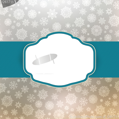 Image of Template frame design for christmas card. EPS 8