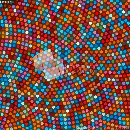 Image of Abstract rounded pixel points mosaic. EPS 8