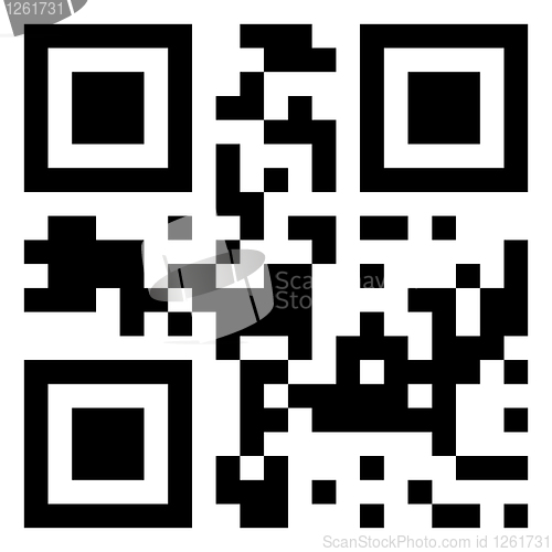 Image of Sale data in qr code. (modern bar code). EPS 8