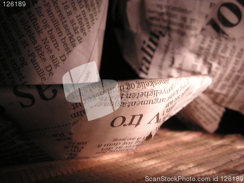 Image of coffee and newspaper