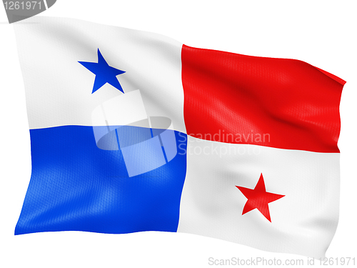 Image of 3D Panama flag 