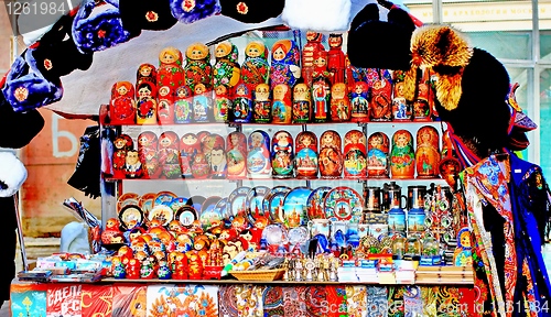 Image of gift shop with dolls
