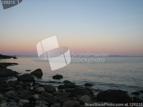 Image of Sunset on the coast