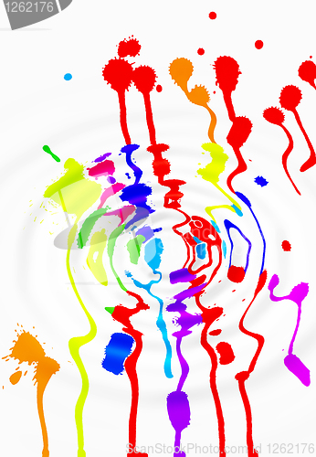 Image of colorful blots