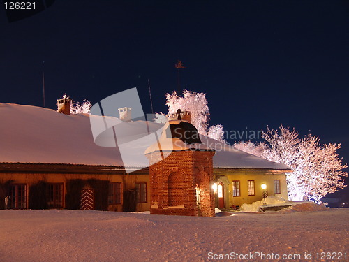 Image of at the castle in winter